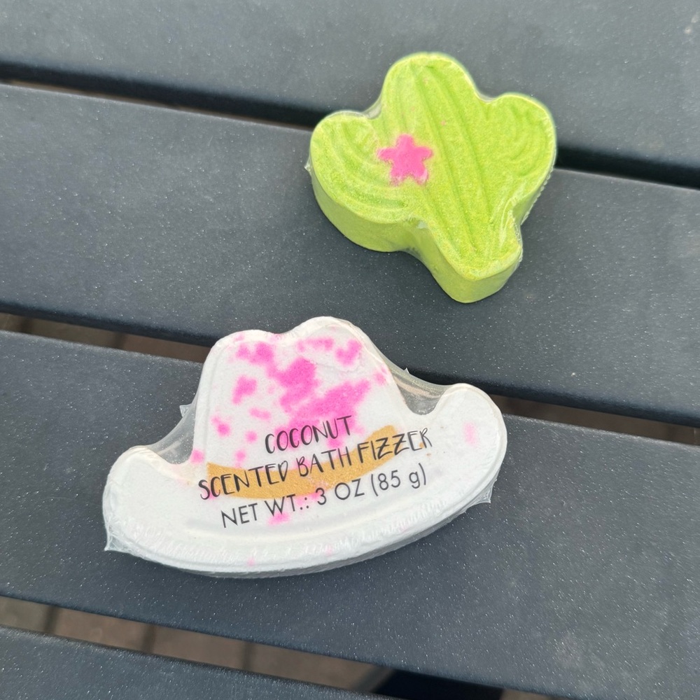 Western Cowboy Hat & Cactus Bath Bombs Soap